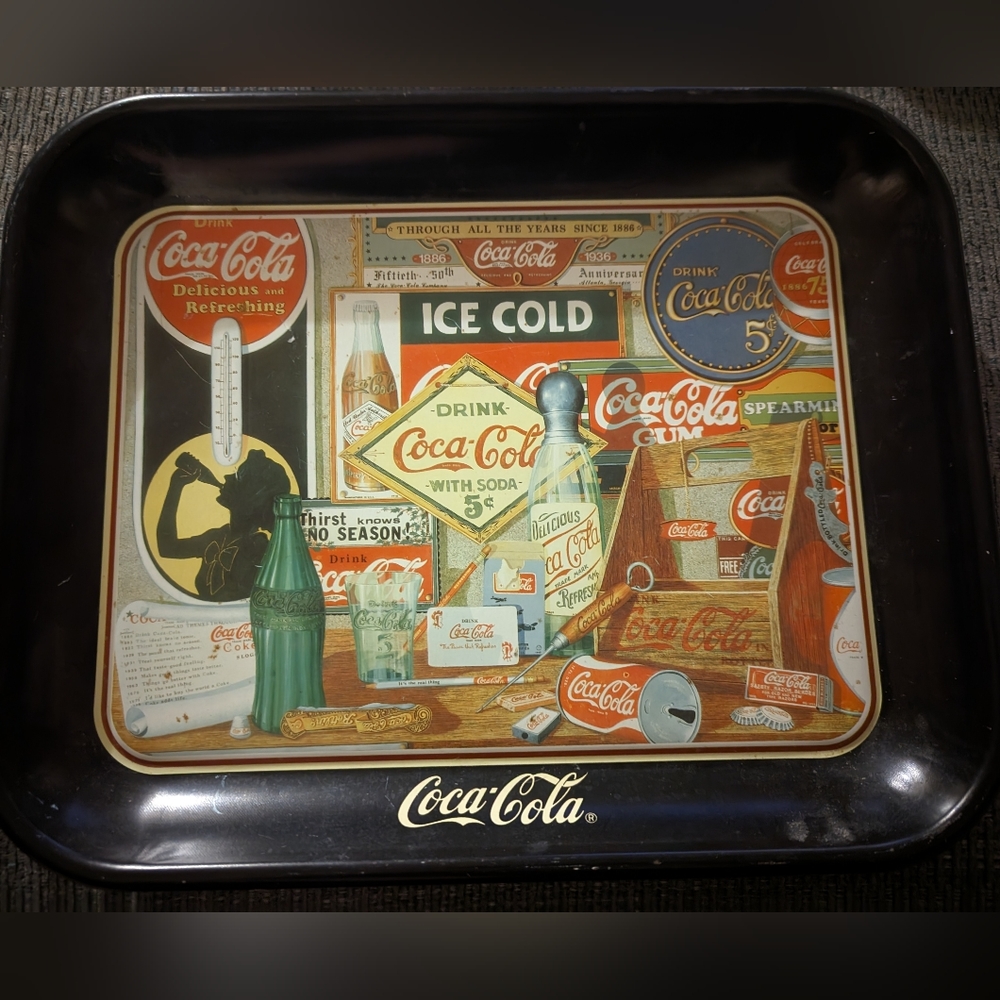 Coca-Cola collectible trays